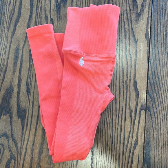 FP Movement Orange NWOT Leggings - Picture 1 of 5